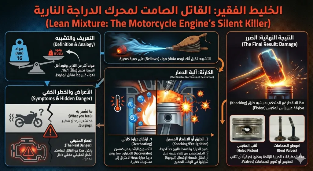 أعراض الخليط الفقير: حرارة زائدة وخطر الطرق